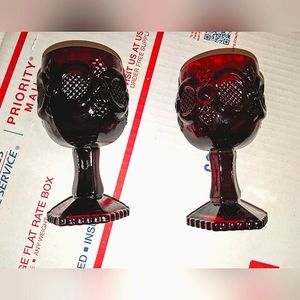 Vintage cordial pair of glasses